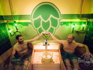 Beer Spa with Entry to the Baths of Budapest, a relaxing bachelor party activity with EVG d’Enfer Budapest.