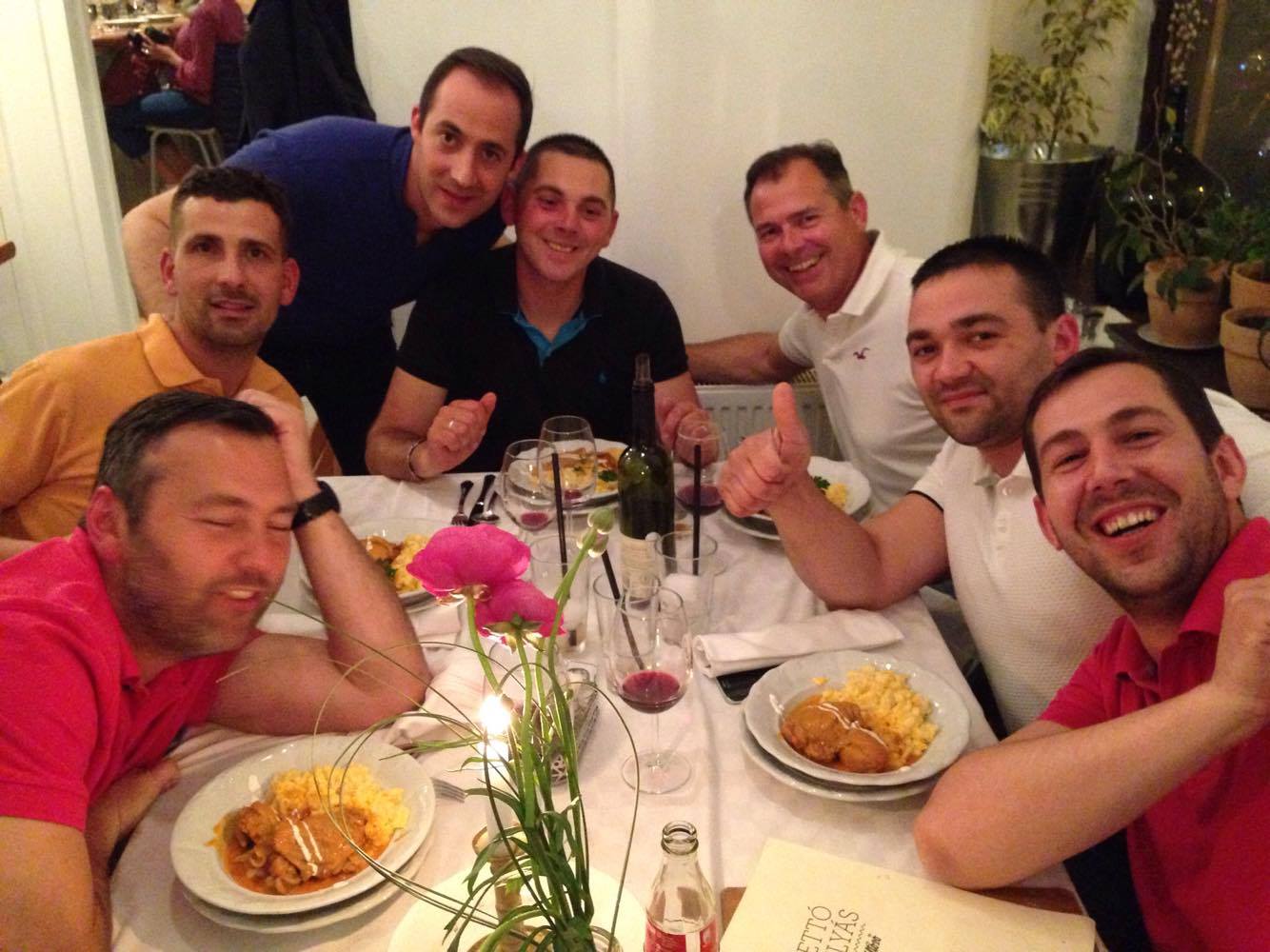 Hungarian dinner, bachelor party menu, restaurant in the heart of Budapest with a guide.