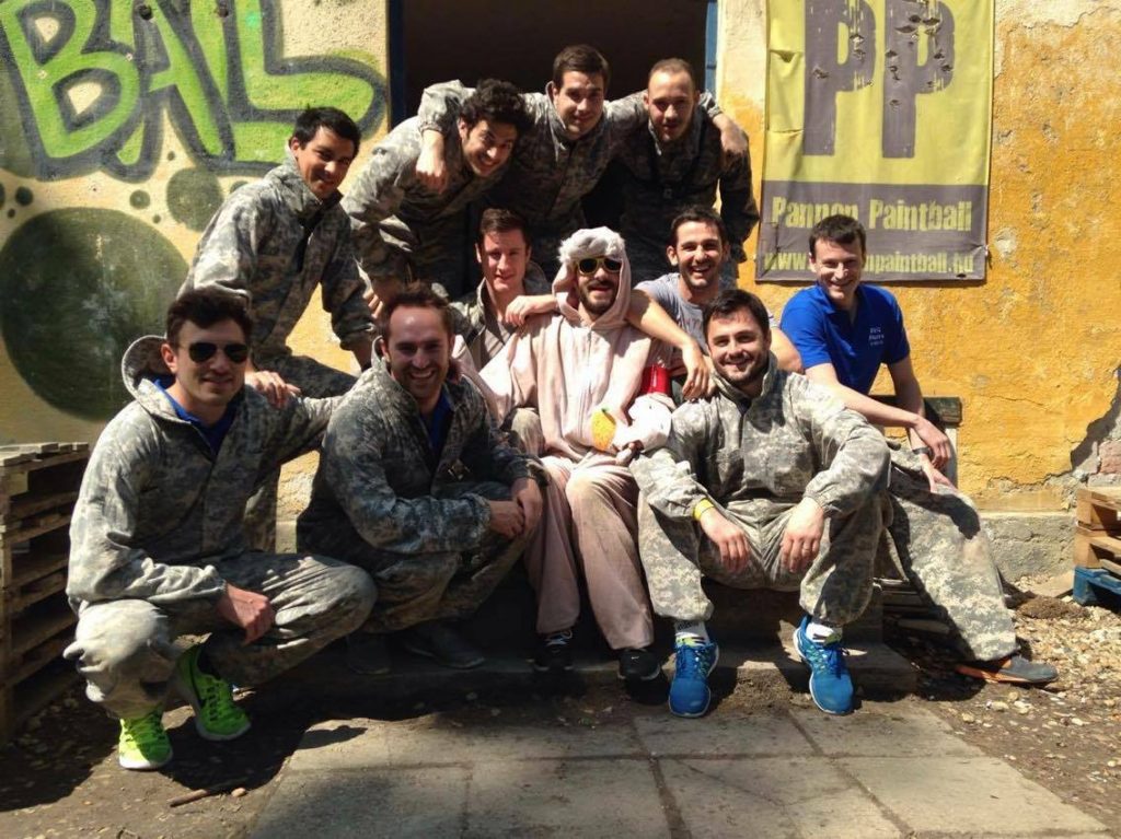 Paintball, activité EVG pour votre weekend avec EVG d'Enfer Budapest