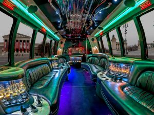 Ford Party Bus Limo for your bachelor party in Budapest with "EVG d'Enfer Budapest."