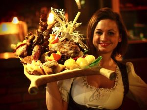 Medieval Feast in Budapest, a Middle Ages-themed bachelor party dinner with Budapest Crazy Stag