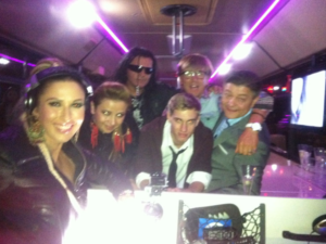 Airport transfer in a Mercedes Party Bus with unlimited drinks and return transfer for your bachelor party in Budapest.