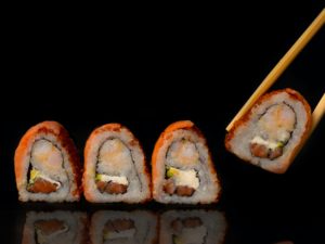Body sushi pour votre enterrement de vie de garçon avec EVG d'Enfer à Budapest