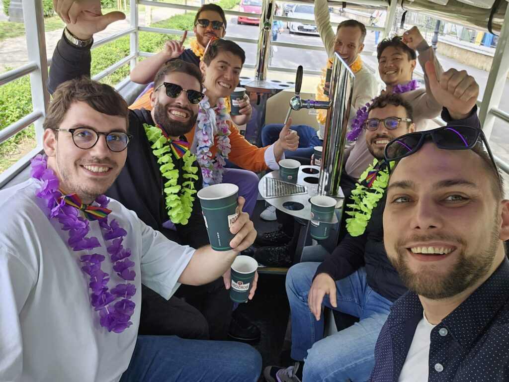 Le groupe EVG profite de son activité de beer-bus