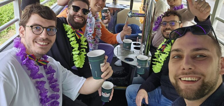 Le groupe EVG profite de son activité de beer-bus