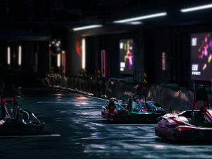 Karting pour votre enterrement de vie de garçon à Bratislava avec EVG d'Enfer